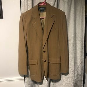 Vintage Ralph Lauren Camel Boyfriend Blazer